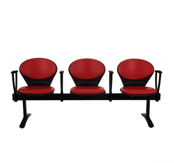 صندلی انتظار نیلپر مدل OCW 415 به رنگ قرمز می باشدو سه نفره است.