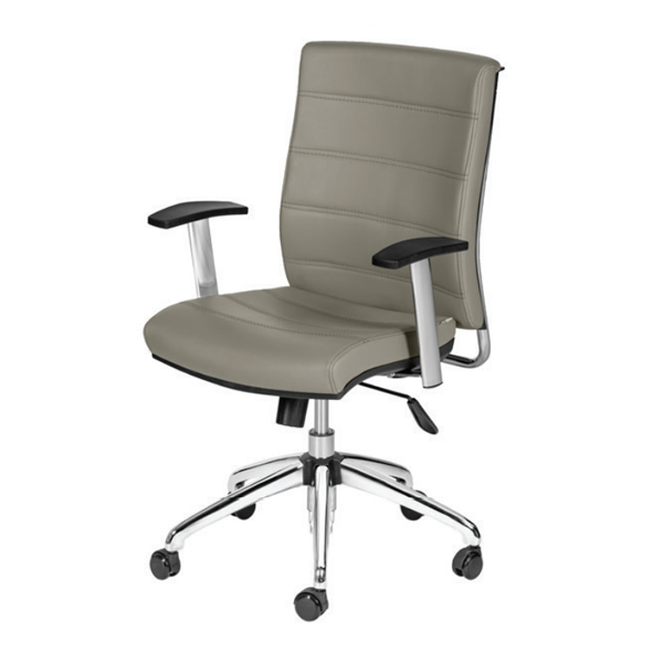 صندلی کارشناسی SIENA داتیس مدل XS635Tدارای روکشی خاکستری رنگ با پایه های پنج پر است. این محصول دو دسته در طرفین دارد.