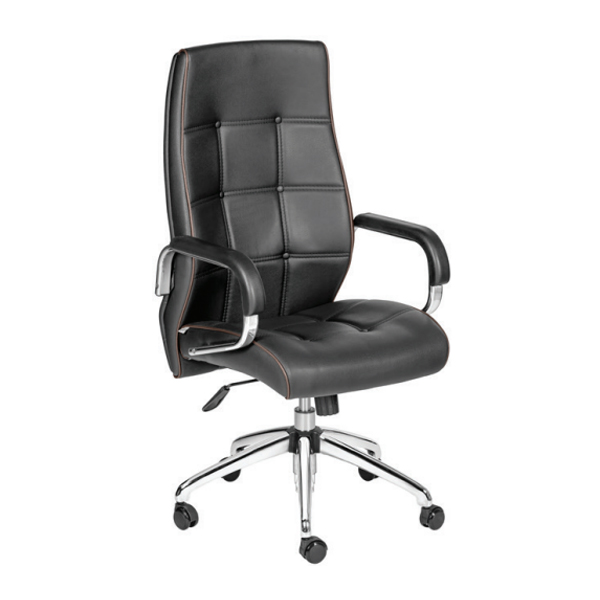 صندلی کارشناسی VITRA داتیس مدل XV840دارای روکشی مشکی رنگ و پایه های پنج پر است. این صندلی جک تغییر ارتفاع نیز دارد.