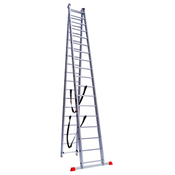 نردبان 38 پله 2 تکه آلوم پارس پله مدل اکسلنت 10 متری