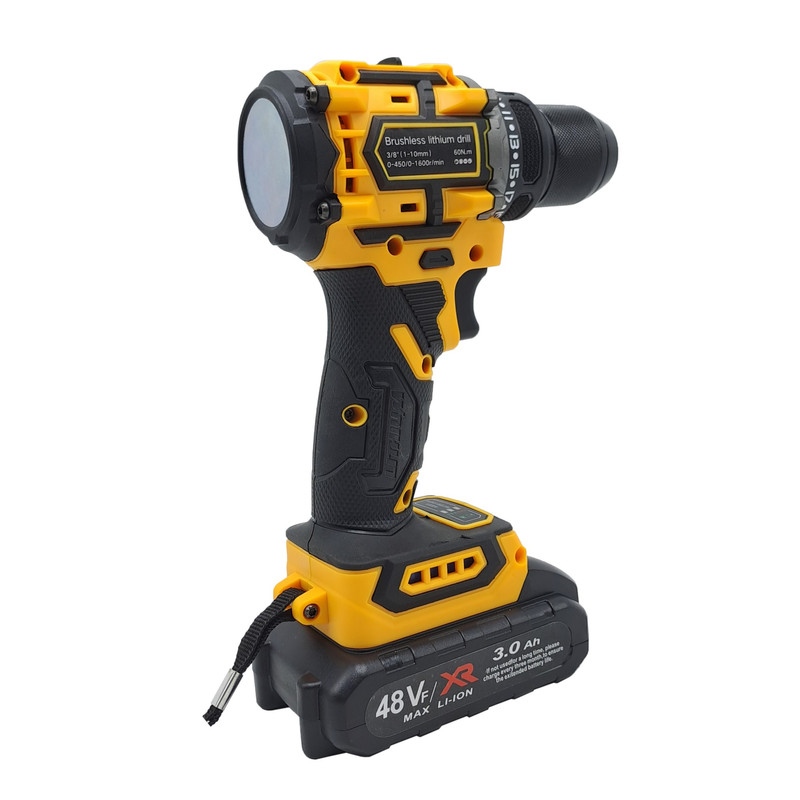 مجموعه 28 عددی دریل پیچ گوشتی براشلس صنعتی نیوپاور مدل 48VF کد 2 - Image 10