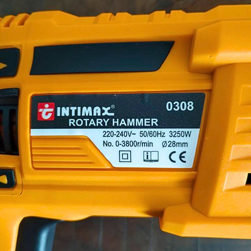 دریل بتن کن سه نظام چهار شیار 26 میلی متری 3250 وات اینتیمکث کد 100308 - Image 13