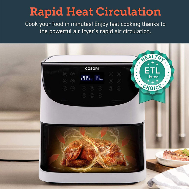 سرخ کن بدون روغن کوزوری مدل CP158-AF White - Image 3