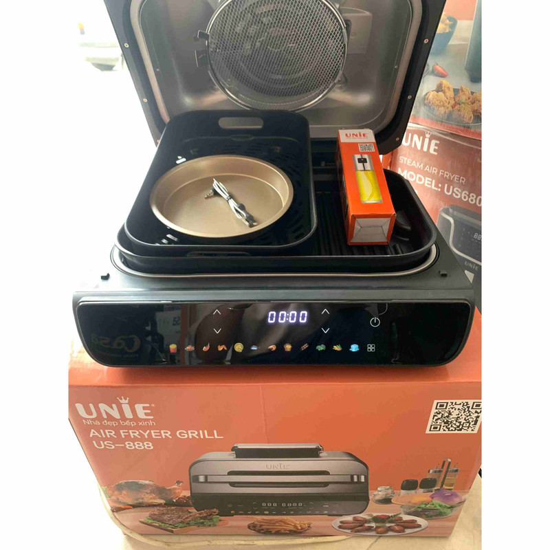 سرخ کن بدون روغن 5 لیتری یونی مدل US-888 - Image 3