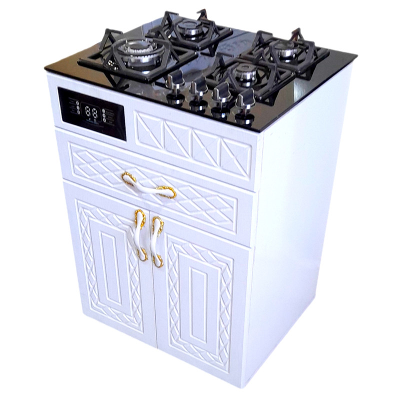 اجاق گاز 4 شعله هاکان مدل دو درب با ترموکوپل THT/BM5TERMOKOPL - Image 4