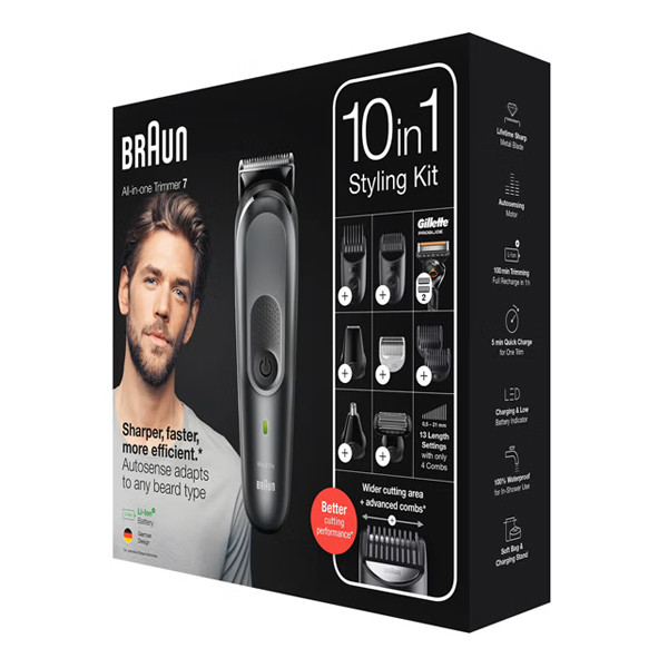 ماشین اصلاح موی سر و صورت شارژی براون مدل MGK7331 - Image 2