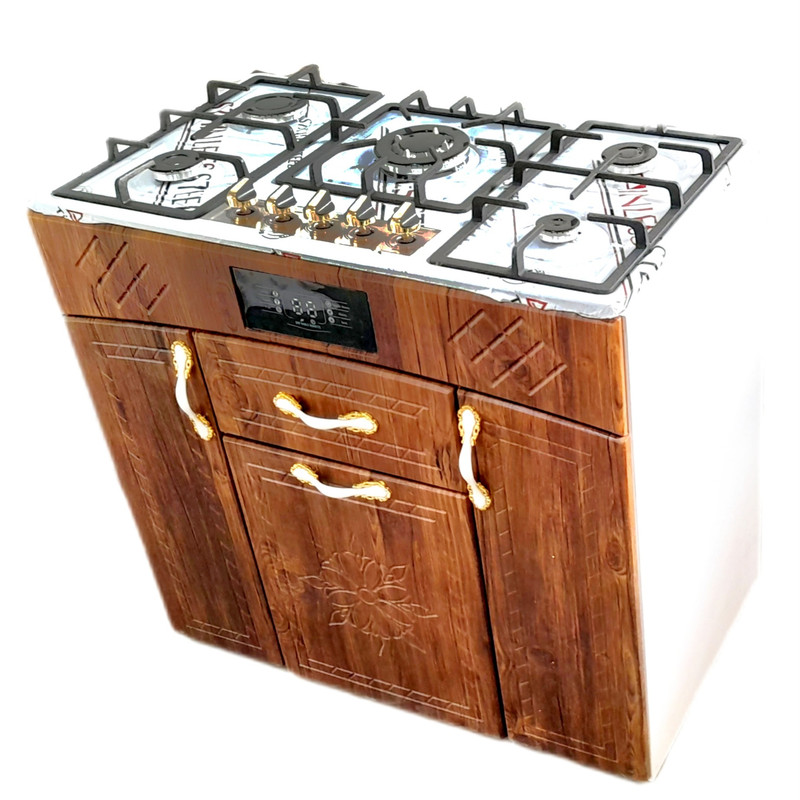 اجاق گاز 5 شعله هاکان مدل چهار درب صفحه استیل بوش - Image 6