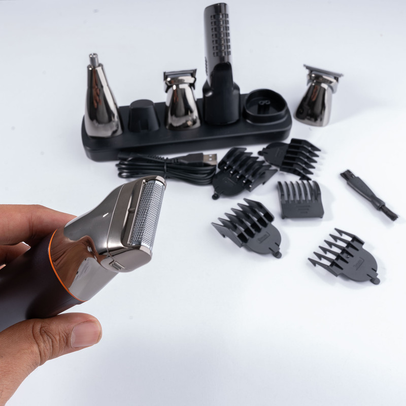 ست ماشین اصلاح موی صورت و بدن کیمی مدل KM-5857 - Image 14