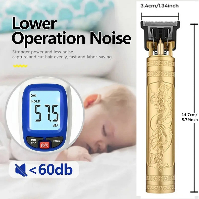 ست ماشین اصلاح موی صورت و بدن برقی وویور مدل Vintage T9 - Image 12