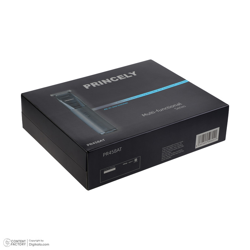 ماشین اصلاح موی سر و صورت شارژی پرنسلی مدل PR458AT - Image 14