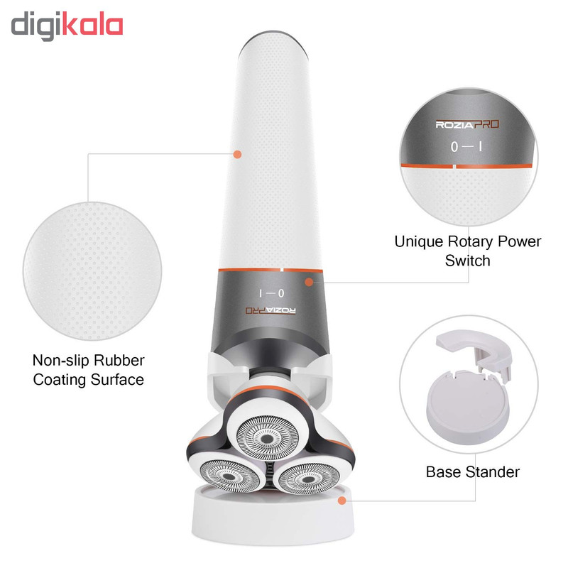 ماشین اصلاح موی صورت و سر روزیاپرو مدل HT9533 - Image 11