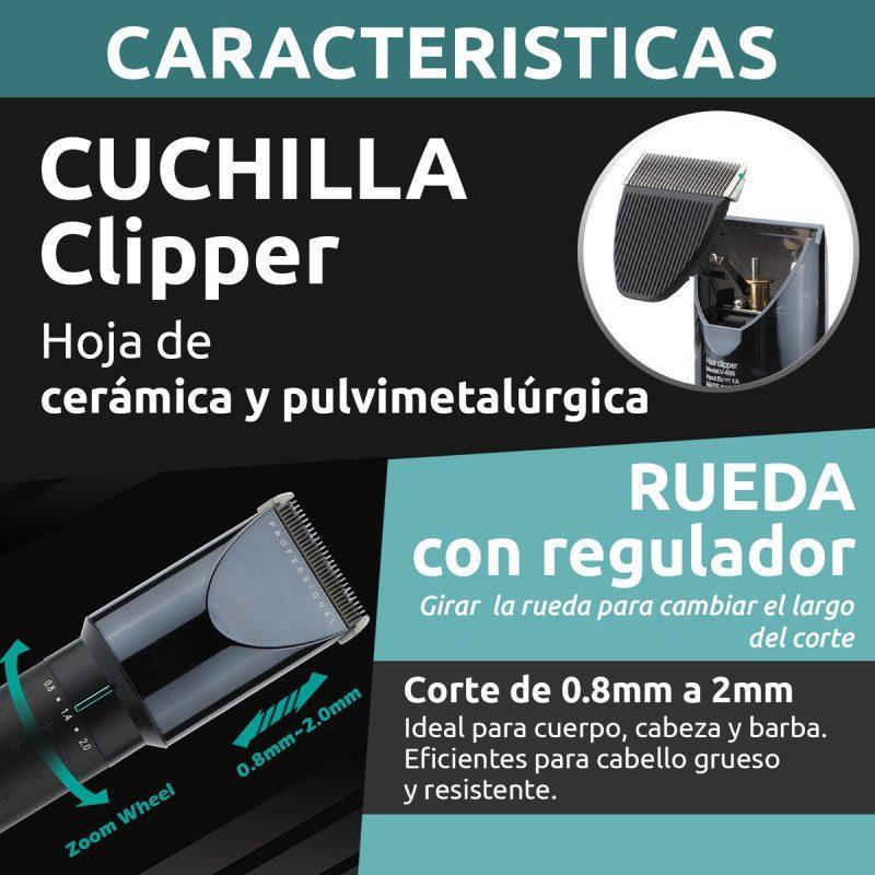 ماشین اصلاح موی سر و صورت وی جی ار مدل V-698 - Image 7