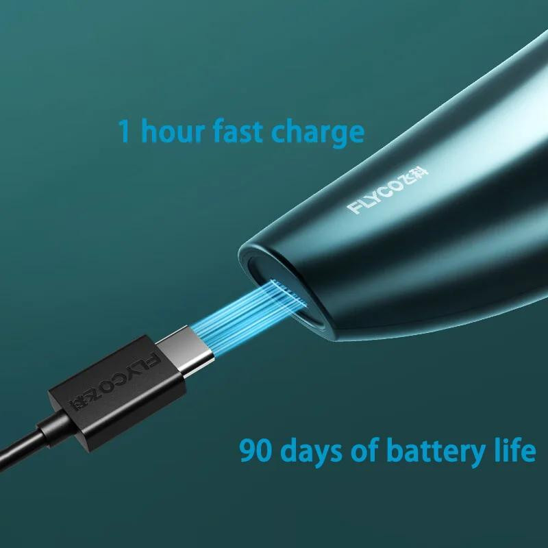 ماشین اصلاح موی صورت شارژی فلایکو مدل FS961-FS962 - Image 9