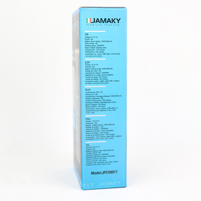 ماشین اصلاح موی سر و صورت شارژی جاماکی مدل JPC90017 - Image 10