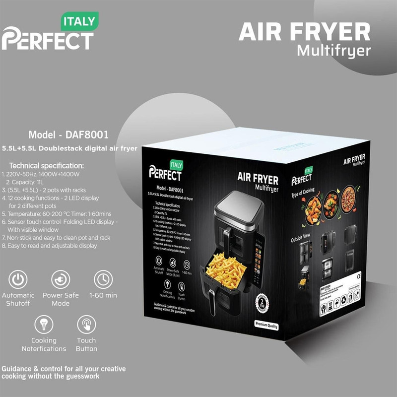 سرخکن 5 لیتر پرفکت مدل DAF-8001 - Image 4