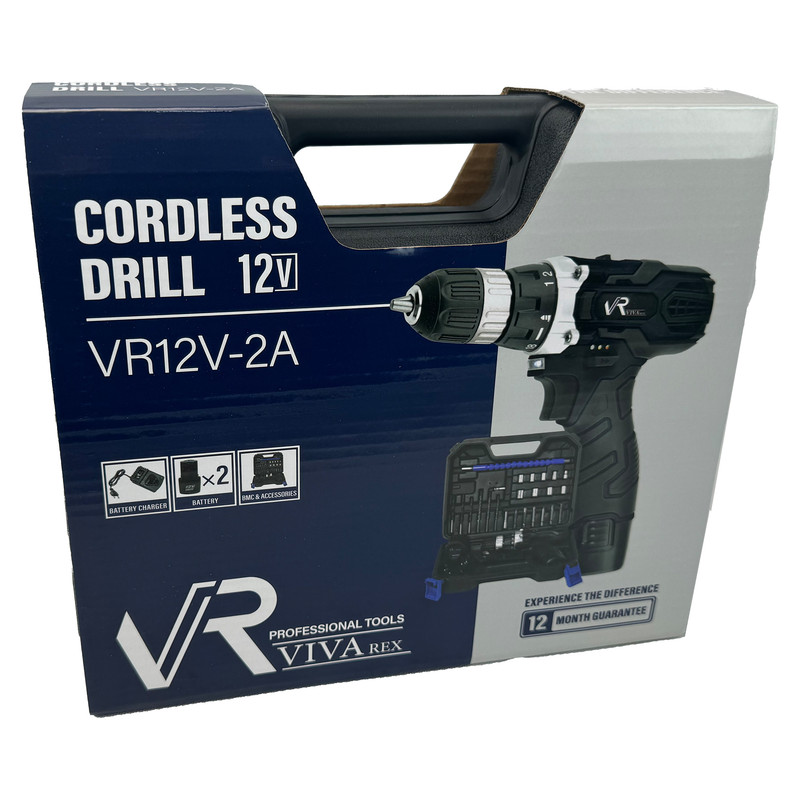 مجموعه 28 عددی دریل پیچ گوشتی شارژی ویوارکس مدل VR12V-2A - Image 11