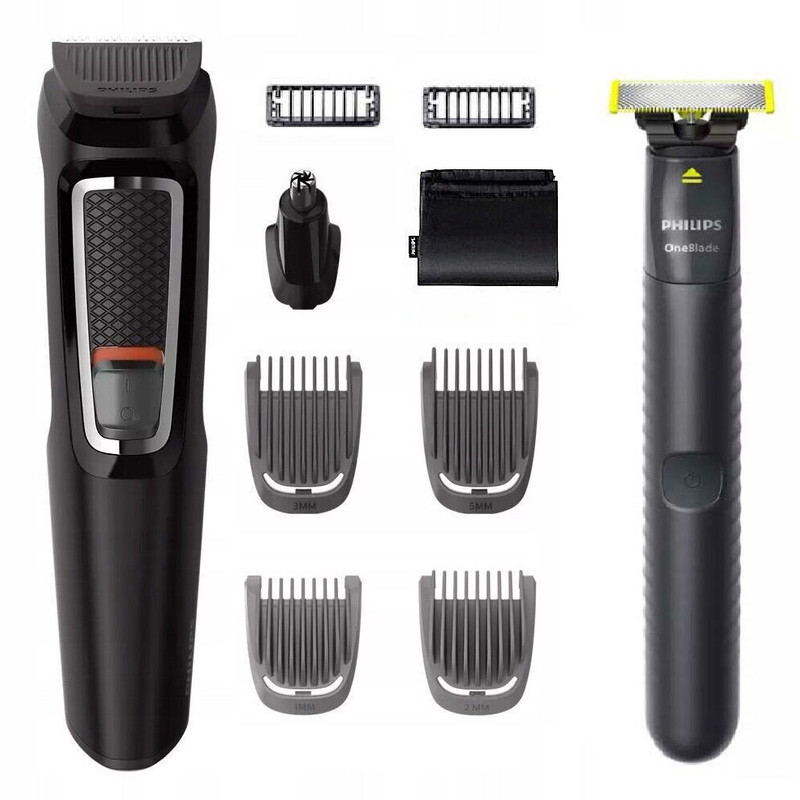 ماشین اصلاح موی صورت و سر و بدن فیلیپس مدل Series3000 به همراه ماشین اصلاح وان بلید - Image 10