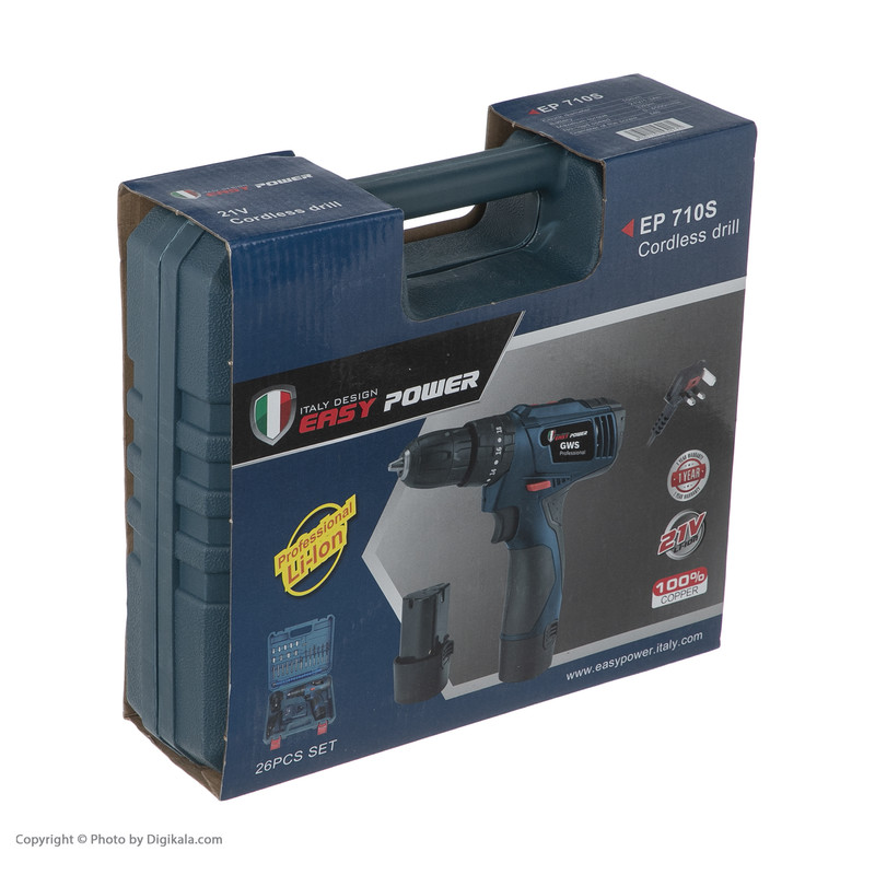 مجموعه 27 عددی دریل پیچ گوشتی ایزی پاور مدل EP710S - Image 4