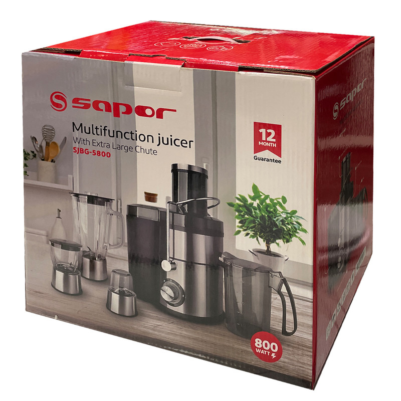 آبميوه گيري 4 كاره ساپر مدل SJBG-5800 - Image 5