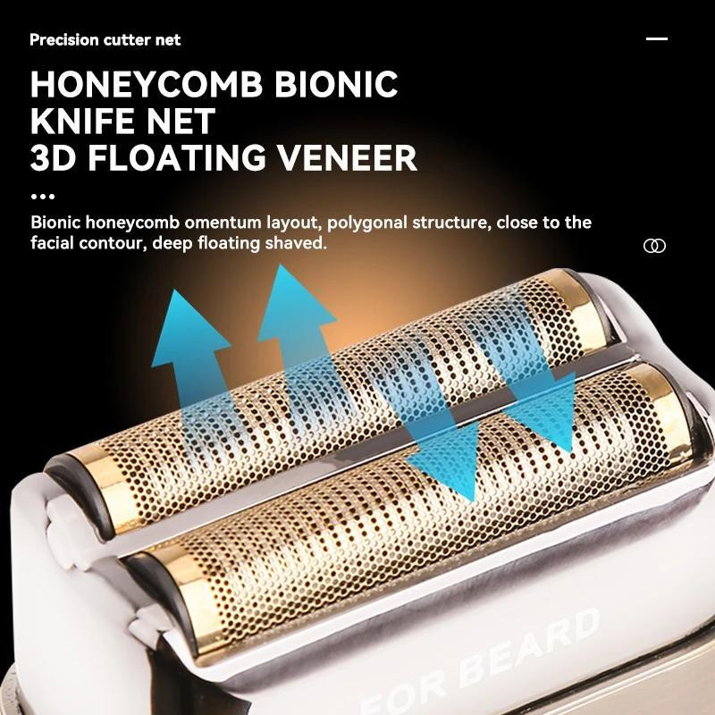 ماشین اصلاح موی صورت شارژی کیمی مدل 1538 مجموعه دو عددی - Image 2