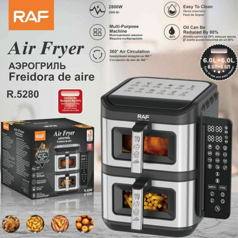 سرخکن 12 لیتر راف مدل R.5280 - Image 2