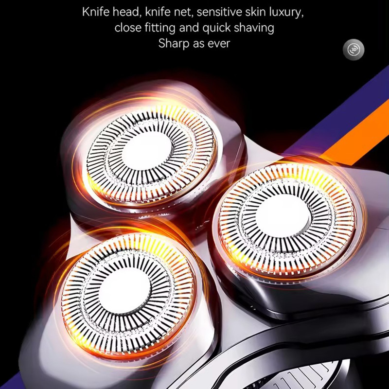 ست ماشین اصلاح موی صورت و بدن کیمی شارژی مدل KM-7939 - Image 6