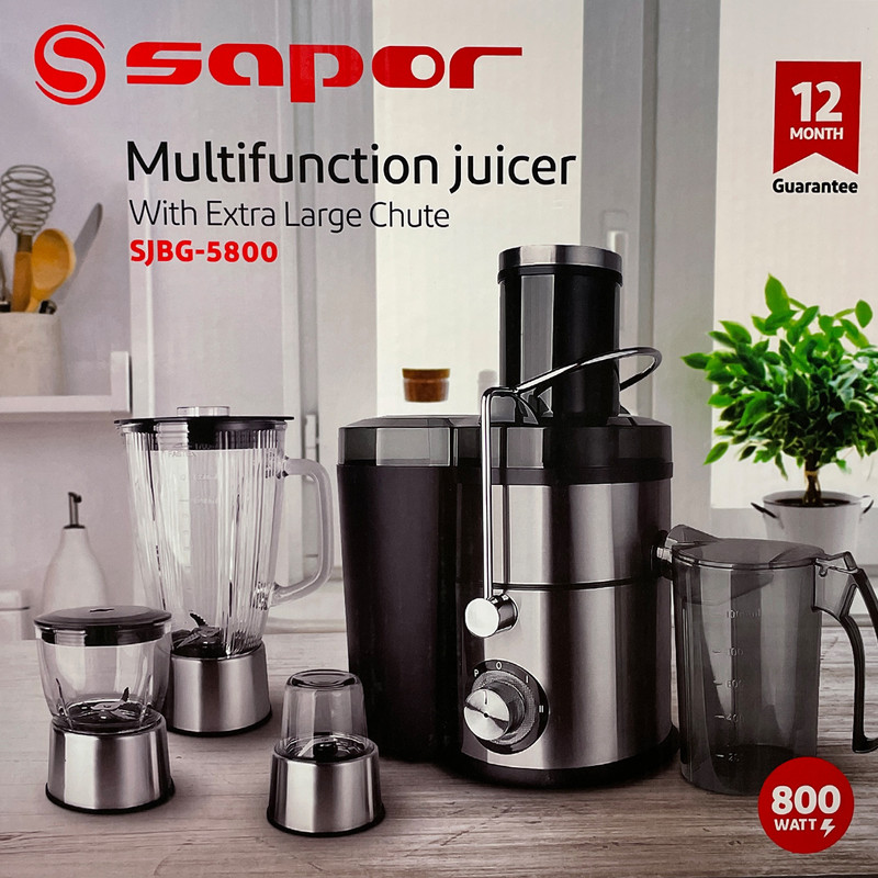 آبميوه گيري 4 كاره ساپر مدل SJBG-5800 - Image 6