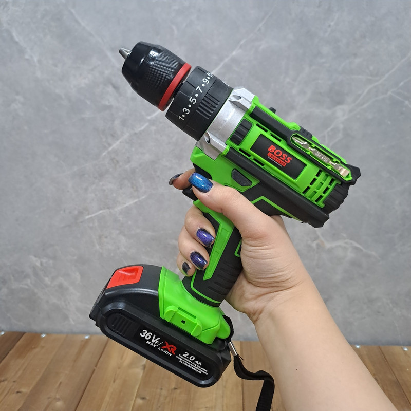 مجموعه 28 عددی دریل چکشی شارژی باس مدل 36VF MAX /LI _ ION کد 1 - Image 14