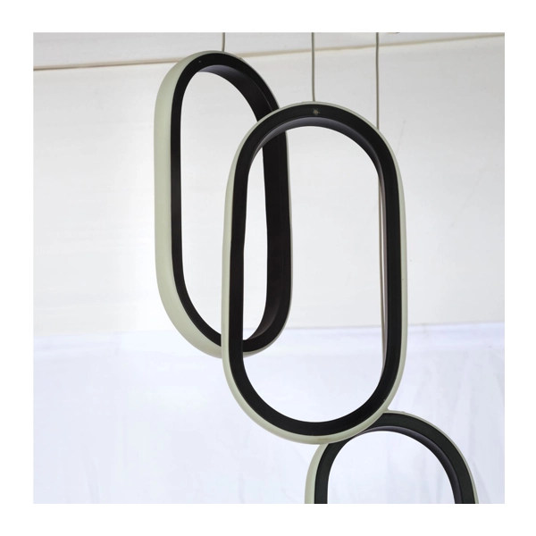 لوستر مدرن چشمه نور کد L6407/3BK - Image 4