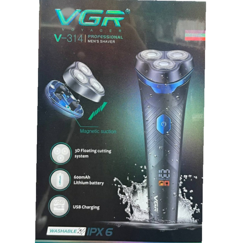 ماشین اصلاح موی صورت شارژی وی جی ار مدل V-314 - Image 4