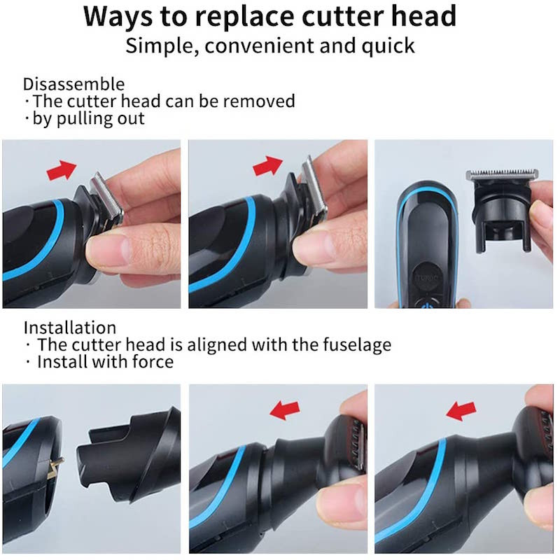 ست ماشین اصلاح موی صورت و بدن بیاوی مدل BAY-690 - Image 24