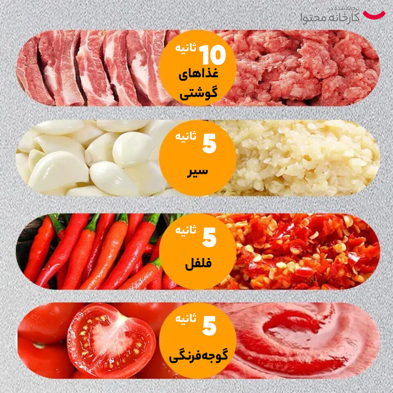 خردکن مک استایلر مدل MC-889 - Image 4