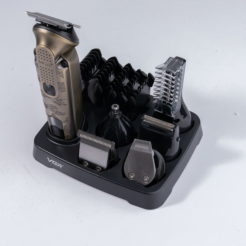 ست ماشین اصلاح موی سر و صورت و بدن وی جی ار مدل V-095 - Image 6