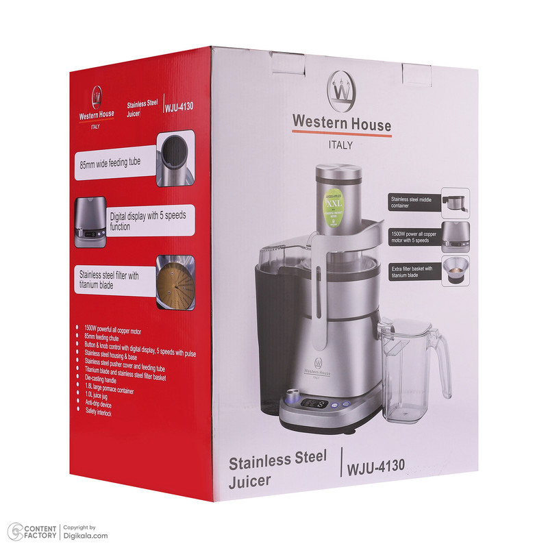 آبمیوه گیری وسترن هاوس مدل WJU-4130 - Image 10