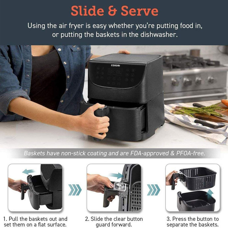 سرخ کن بدون روغن کوزوری مدل CS158-AF - Image 10