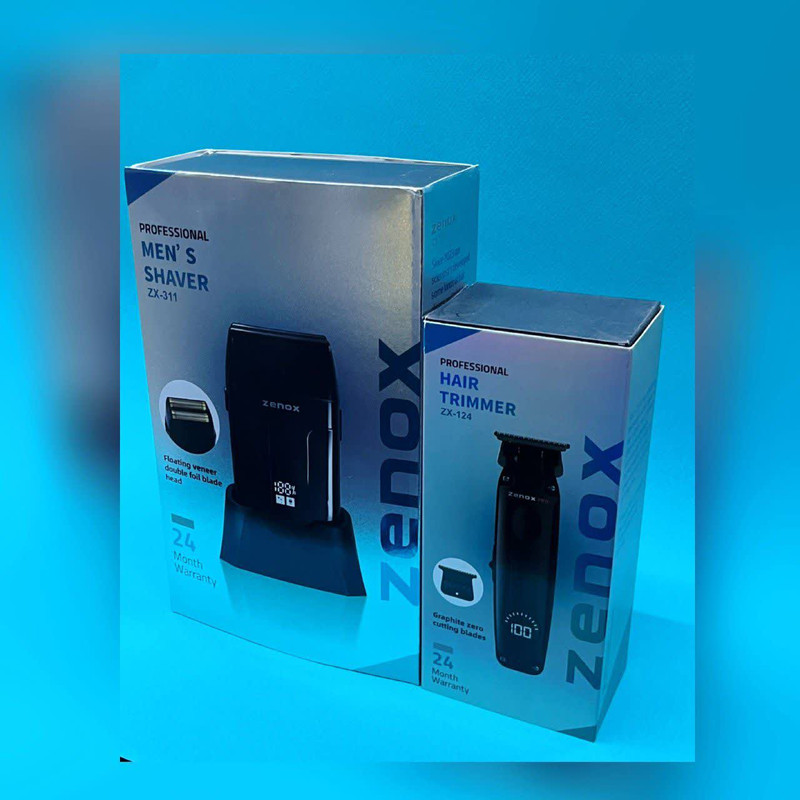 ماشین اصلاح موی صورت و بدن شارژی زیناکس مدل ZX-124 و ماشین اصلاح موی صورت شارژی مدل ZX-311 - Image 6