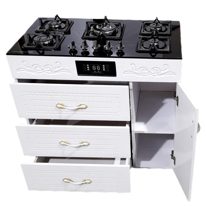 اجاق گاز 5 شعله مدل سه کشو یک درب//CHM_TRY_M5// - Image 2