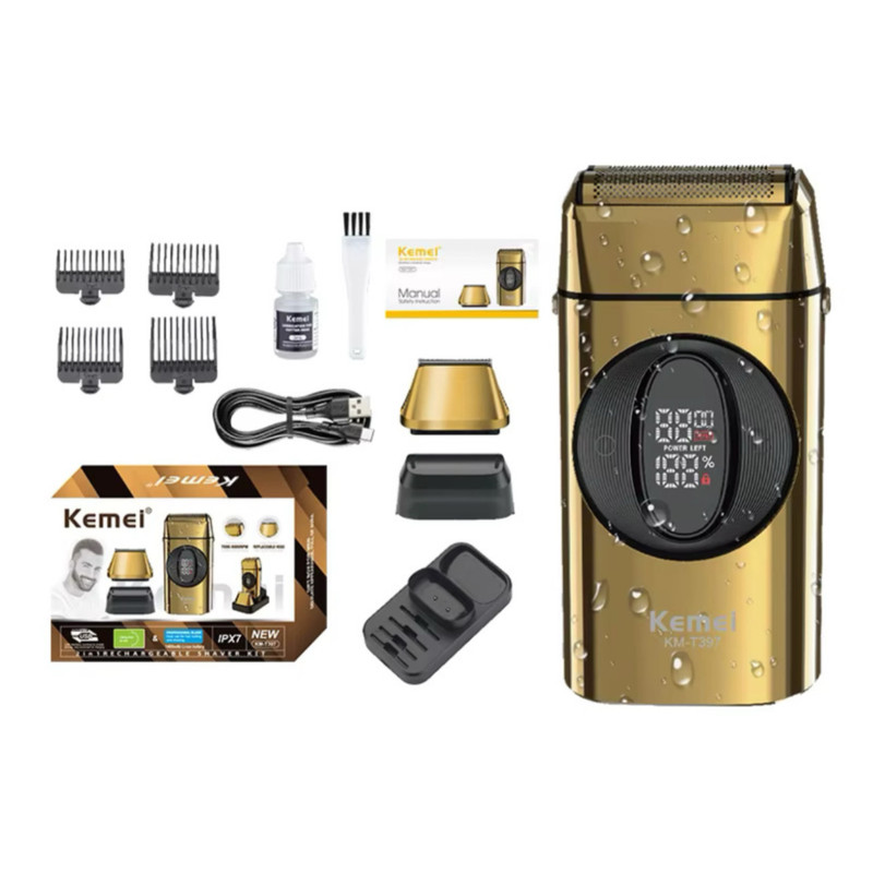 ماشین اصلاح موی صورت شارژی کیمی مدل KM-T397 - Image 2