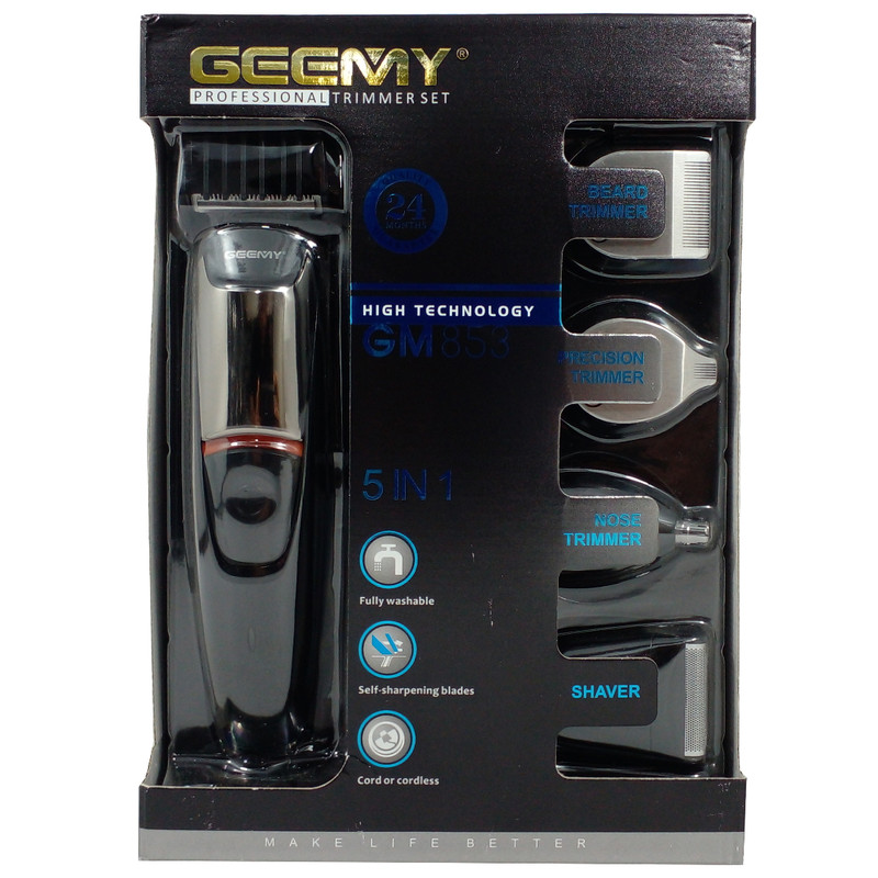 ست ماشین اصلاح موی سر و صورت و بدن جیمی مدل GM-853 - Image 15