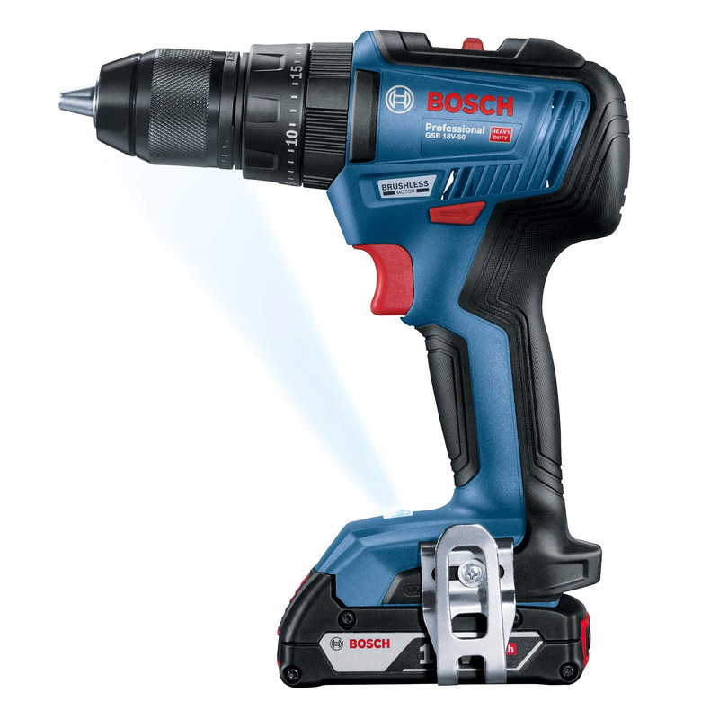 دریل پیچ گوشتی چکشی شارژی بوش مدل GSB 18V-50 Professional HEAVY DUTY - Image 2