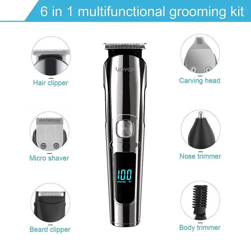 ماشین اصلاح موی سر و صورت شارژی وویور مدل FK-8688T - Image 8