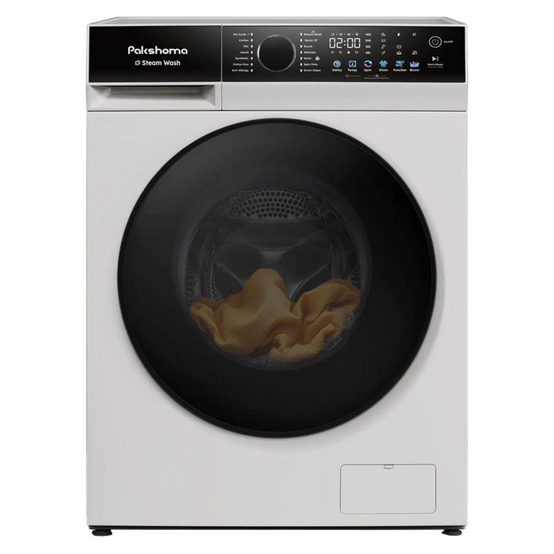 ماشین لباسشویی 8 کیلوگرم اتوماتیک پاکشوما مدل S8 W - Image 2