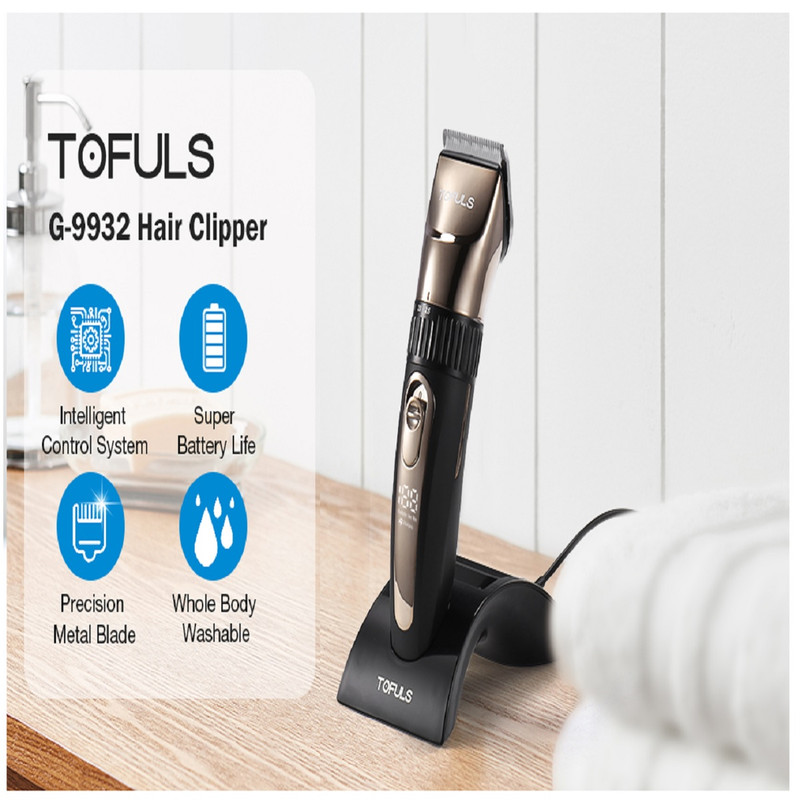 ست ماشین اصلاح موی صورت و بدن شارژی توفولز مدل G-9932 - Image 7