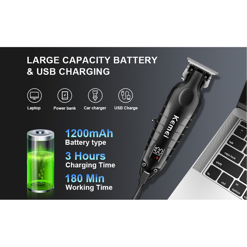 ماشین اصلاح موی سر و صورت کیمی مدل km-2293 - Image 8