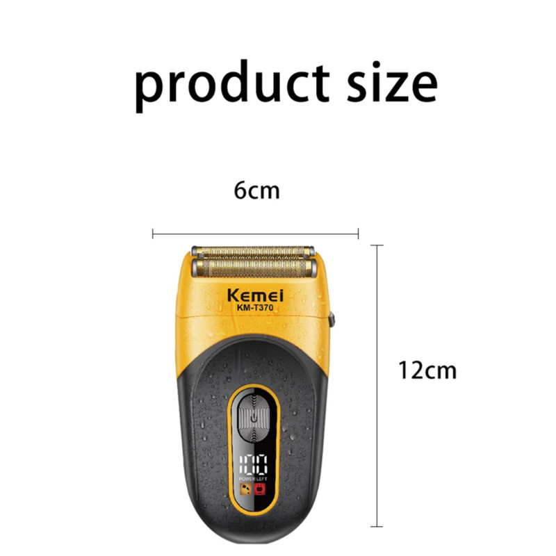 سری یدک ماشین اصلاح صورت کیمی مدل KM-T370 - Image 8