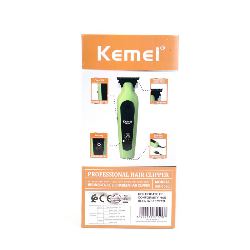 ماشین اصلاح موی سر و صورت شارژی کیمی مدل KM-1590 - Image 3