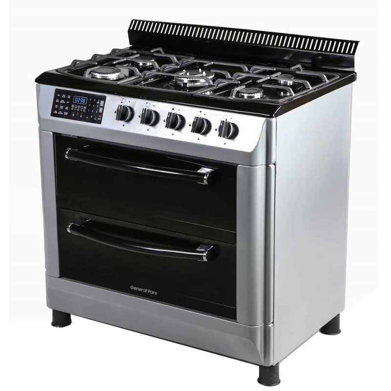 اجاق گاز کابینتی پنج شعله جنرال پارس مدل MX5S-GP-T صفحه لعاب - Image 3
