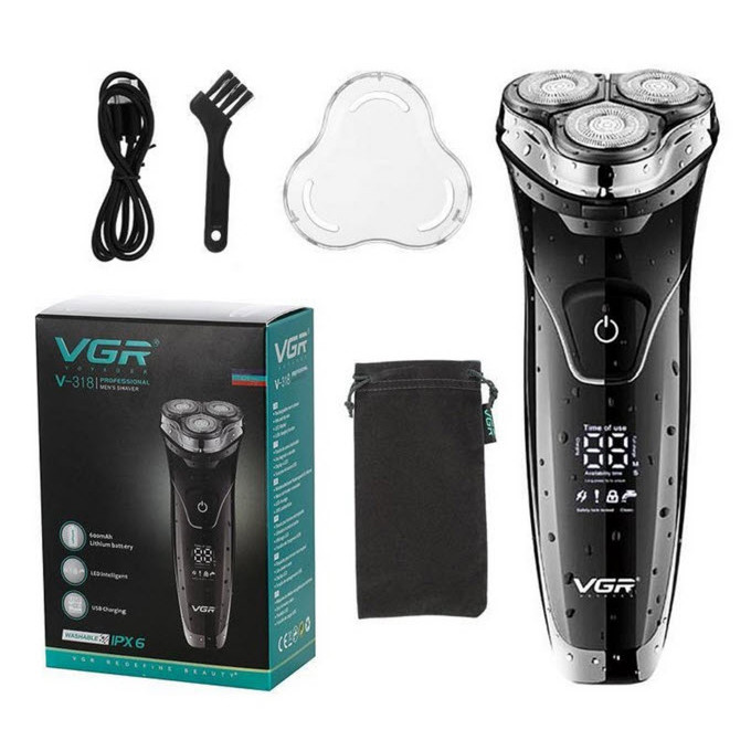 ماشین اصلاح موی صورت وی جی ار مدل V-318 - Image 3