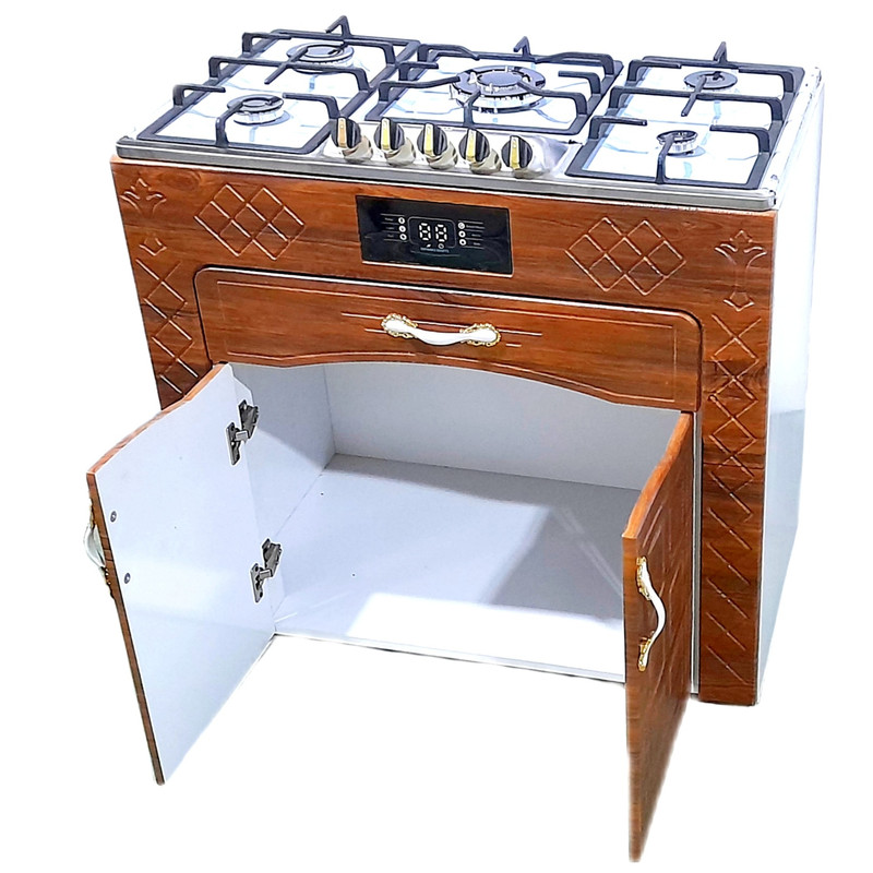 اجاق گاز 5 شعله هاکان مدل دو درب صفحه استیل اپکسی - Image 2