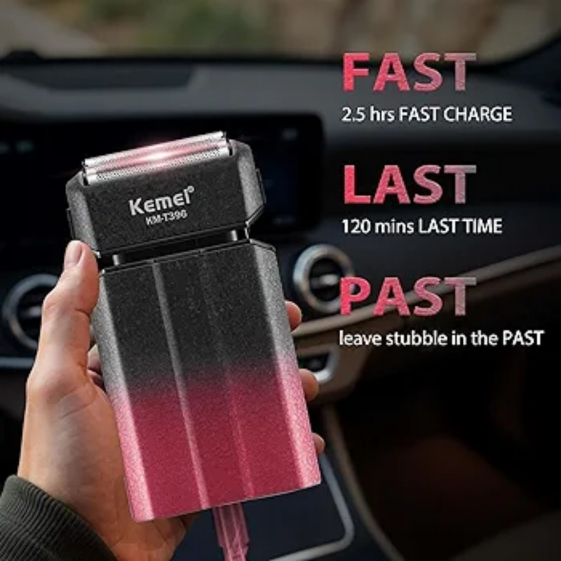 ماشین اصلاح موی صورت شارژی کیمی مدل KM-T396 - Image 3